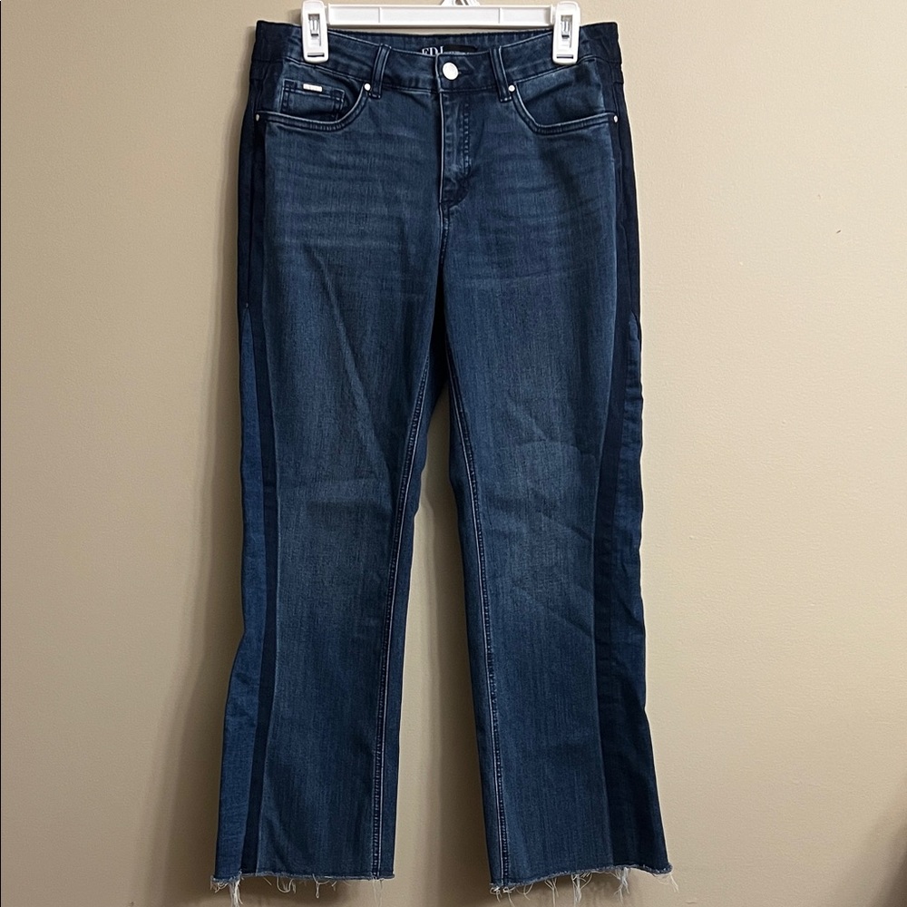 French Dressing Jeans Women's Funky Blue Jeans Size 8
